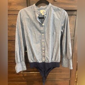 J. Crew Blue Button Down Shirt with Long Sleeves